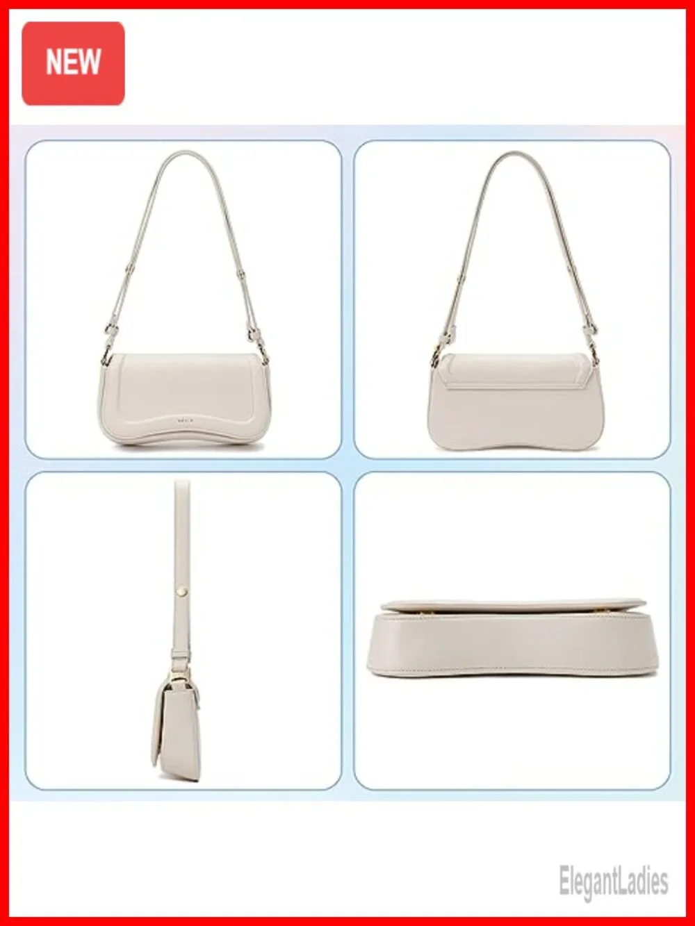 Waterproof Leather Crossbody Shoulder Bag Hobo Purse Clutch Tote